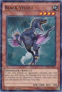 Black Veloci (Shatterfoil) - Battle Pack 3: Monster League - YuGiOh card