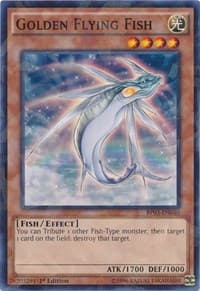 Golden Flying Fish (Shatterfoil) - Battle Pack 3: Monster League - YuGiOh card