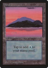 Island (C) - Beta Edition - Magic: The Gathering card