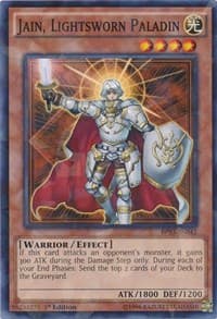 Jain, Lightsworn Paladin (Shatterfoil) - Battle Pack 3: Monster League - YuGiOh card