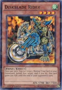 Diskblade Rider (Shatterfoil) - Battle Pack 3: Monster League - YuGiOh card