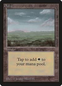 Plains (C) - Beta Edition - Magic: The Gathering card