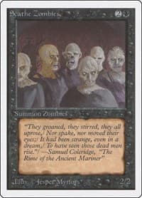 Scathe Zombies - Unlimited Edition - Magic: The Gathering card