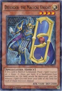 Defender, The Magical Knight (Shatterfoil) - Battle Pack 3: Monster League - YuGiOh card