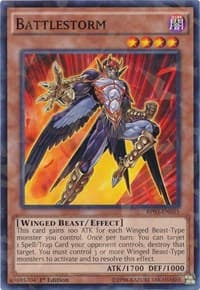 Battlestorm (Shatterfoil) - Battle Pack 3: Monster League - YuGiOh card