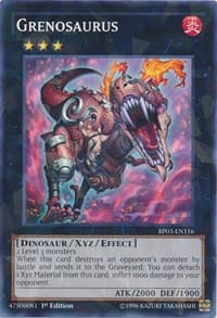 Grenosaurus (Shatterfoil) - Battle Pack 3: Monster League - YuGiOh card