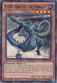 Vanguard of the Dragon (Shatterfoil) - Battle Pack 3: Monster League - YuGiOh card