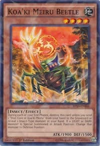 Koa'ki Meiru Beetle (Shatterfoil) - Battle Pack 3: Monster League - YuGiOh card