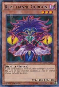Reptilianne Gorgon (Shatterfoil) - Battle Pack 3: Monster League - YuGiOh card