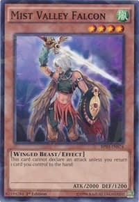 Mist Valley Falcon (Shatterfoil) - Battle Pack 3: Monster League - YuGiOh card