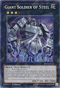 Giant Soldier of Steel (Shatterfoil) - Battle Pack 3: Monster League - YuGiOh card