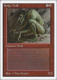 Sedge Troll - Unlimited Edition - Magic: The Gathering card