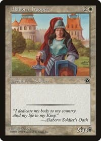 Alaborn Trooper - Portal Second Age - Magic: The Gathering card