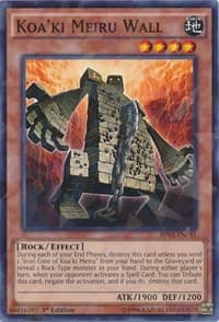 Koa'ki Meiru Wall (Shatterfoil) - Battle Pack 3: Monster League - YuGiOh card