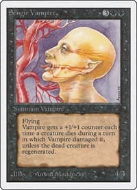 Sengir Vampire - Unlimited Edition - Magic: The Gathering card