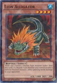 Lion Alligator (Shatterfoil) - Battle Pack 3: Monster League - YuGiOh card