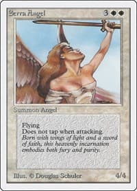 Serra Angel - Unlimited Edition - Magic: The Gathering card