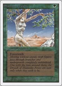 Shanodin Dryads - Unlimited Edition - Magic: The Gathering card
