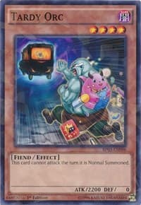 Tardy Orc (Shatterfoil) - Battle Pack 3: Monster League - YuGiOh card