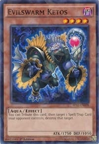 Evilswarm Ketos (Shatterfoil) - Battle Pack 3: Monster League - YuGiOh card
