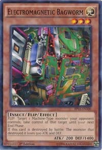 Electromagnetic Bagworm (Shatterfoil) - Battle Pack 3: Monster League - YuGiOh card