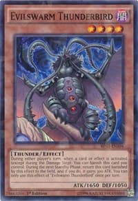 Evilswarm Thunderbird (Shatterfoil) - Battle Pack 3: Monster League - YuGiOh card