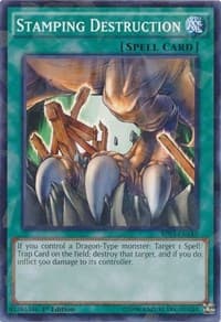 Stamping Destruction (Shatterfoil) - Battle Pack 3: Monster League - YuGiOh card