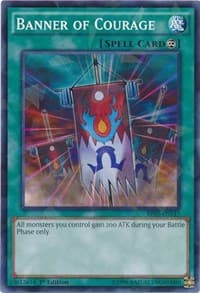 Banner of Courage (Shatterfoil) - Battle Pack 3: Monster League - YuGiOh card