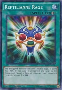 Reptilianne Rage (Shatterfoil) - Battle Pack 3: Monster League - YuGiOh card