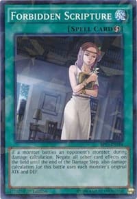 Forbidden Scripture (Shatterfoil) - Battle Pack 3: Monster League - YuGiOh card