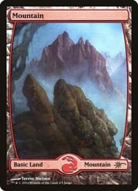 Mountain - Full Art (4) - Judge Promos - Magic: The Gathering card
