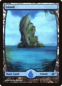 Island - Full Art (2) - Judge Promos - Magic: The Gathering card