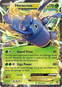 Heracross EX - XY - Furious Fists - Pokemon card
