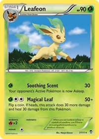 Leafeon - XY - Furious Fists - Pokemon card