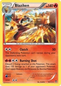 Blaziken - XY - Furious Fists - Pokemon card