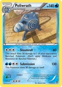 Poliwrath - XY - Furious Fists - Pokemon card