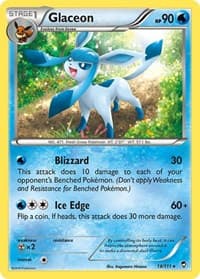 Glaceon - XY - Furious Fists - Pokemon card