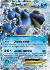Seismitoad EX - XY - Furious Fists - Pokemon card