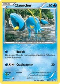 Clauncher - XY - Furious Fists - Pokemon card
