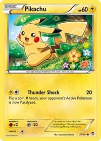 Pikachu - XY - Furious Fists - Pokemon card