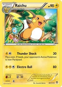 Raichu - XY - Furious Fists - Pokemon card