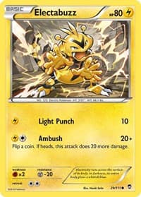 Electabuzz - XY - Furious Fists - Pokemon card