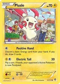 Plusle - XY - Furious Fists - Pokemon card