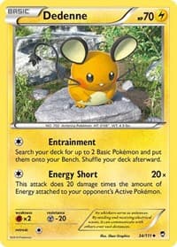 Dedenne - XY - Furious Fists - Pokemon card