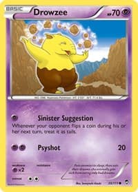 Drowzee - XY - Furious Fists - Pokemon card