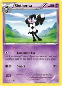 Gothorita - XY - Furious Fists - Pokemon card