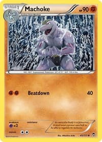 Machoke - XY - Furious Fists - Pokemon card