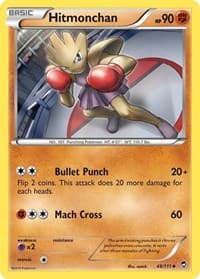 Hitmonchan - XY - Furious Fists - Pokemon card