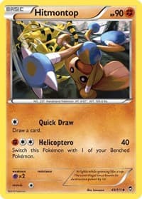Hitmontop - XY - Furious Fists - Pokemon card
