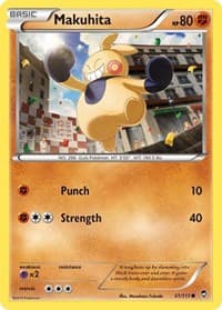 Makuhita - XY - Furious Fists - Pokemon card